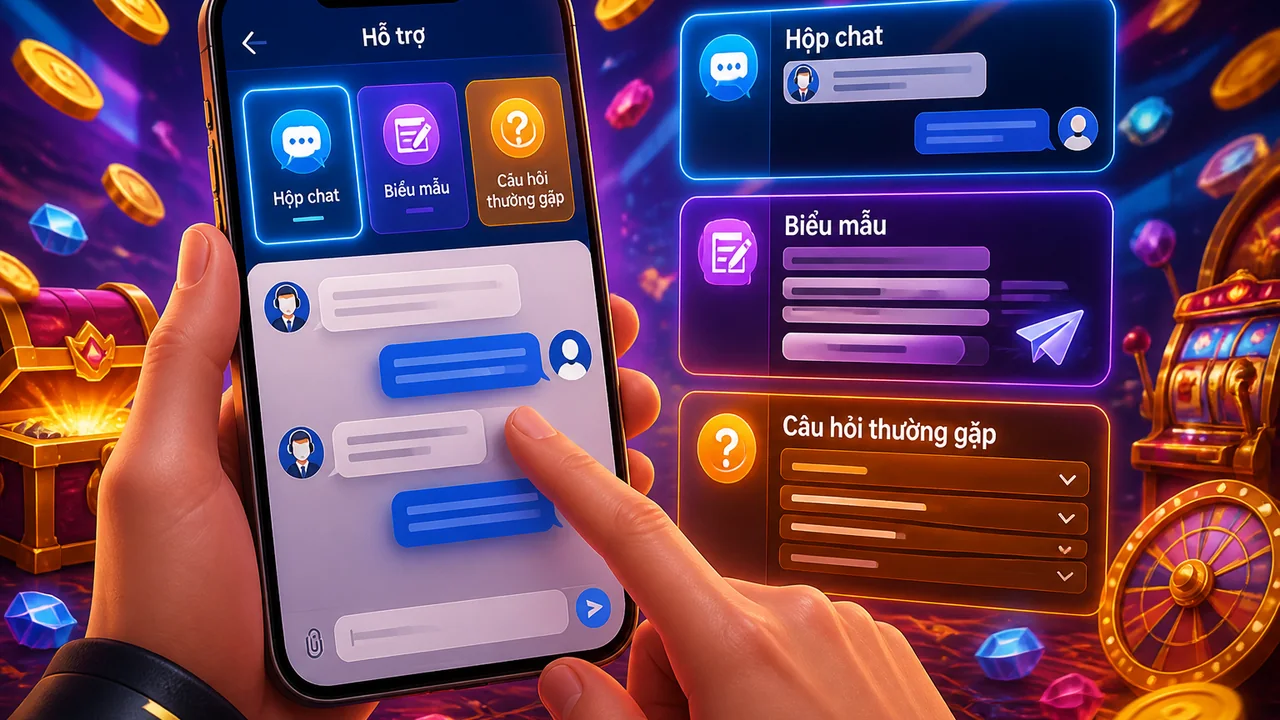 Gửi câu hỏi thanh toán bằng ngón tay: kênh hỗ trợ hubet nào dễ dùng trên điện thoại?