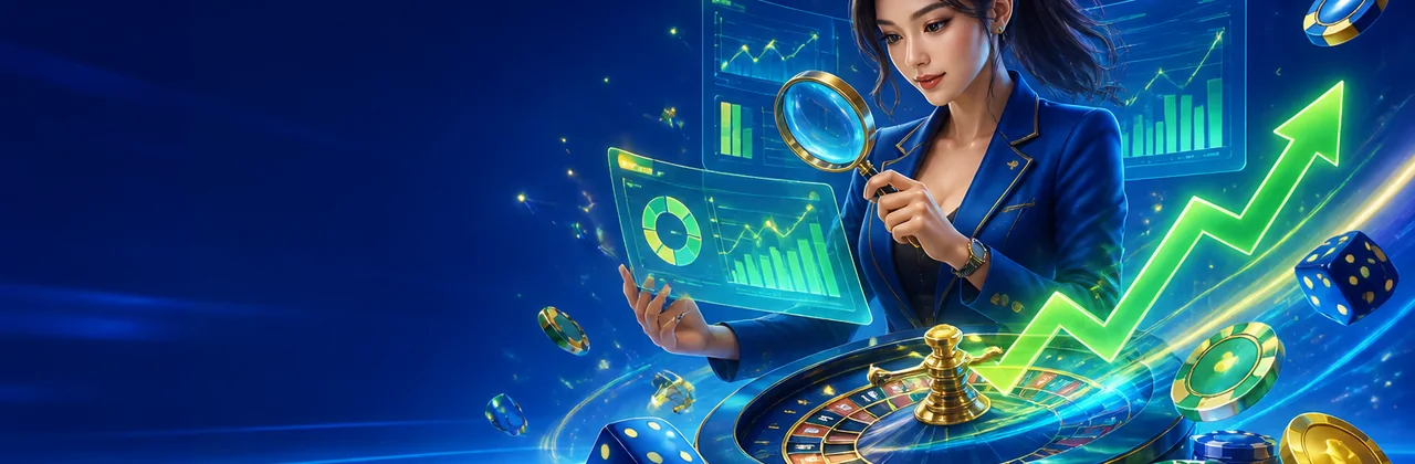 Màn hình dữ liệu và nhân vật phân tích trong không gian xanh phát quang